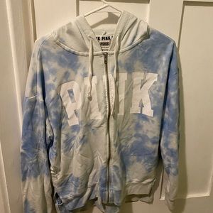 women’s pink zip up jacket